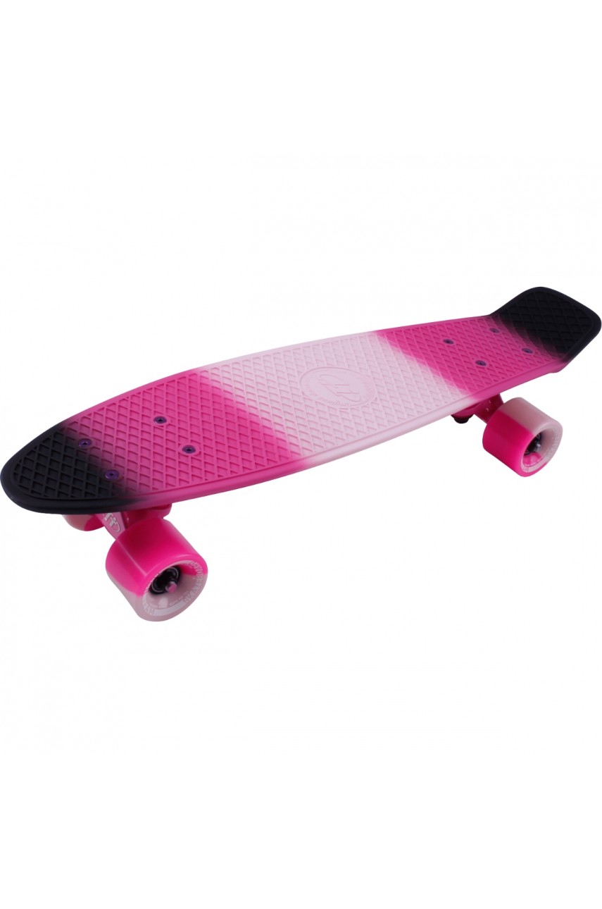 Скейтборд TECH TEAM MULTICOLOR 22' розово-черный NN004161