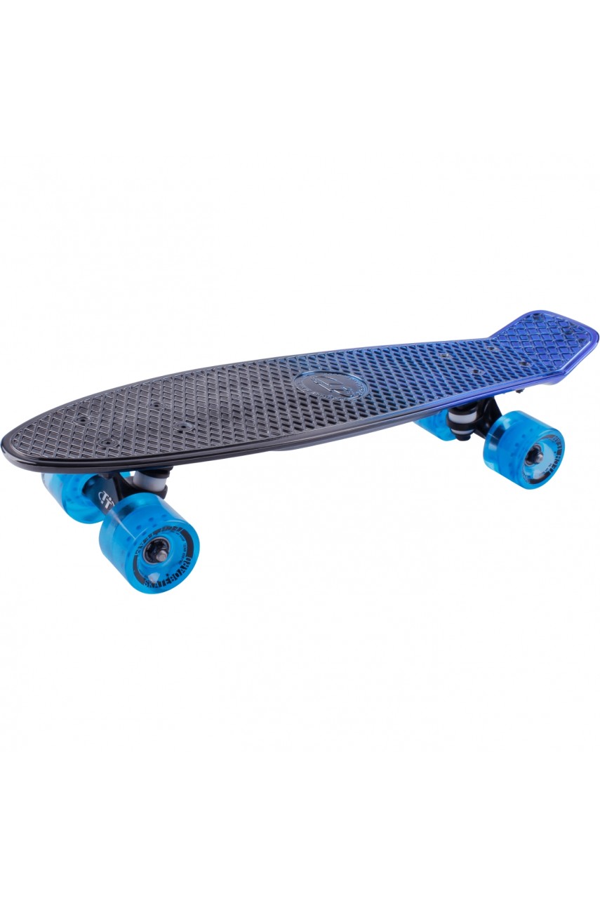 Скейтборд TECH TEAM METALLIC 22' синий с черный NN004179