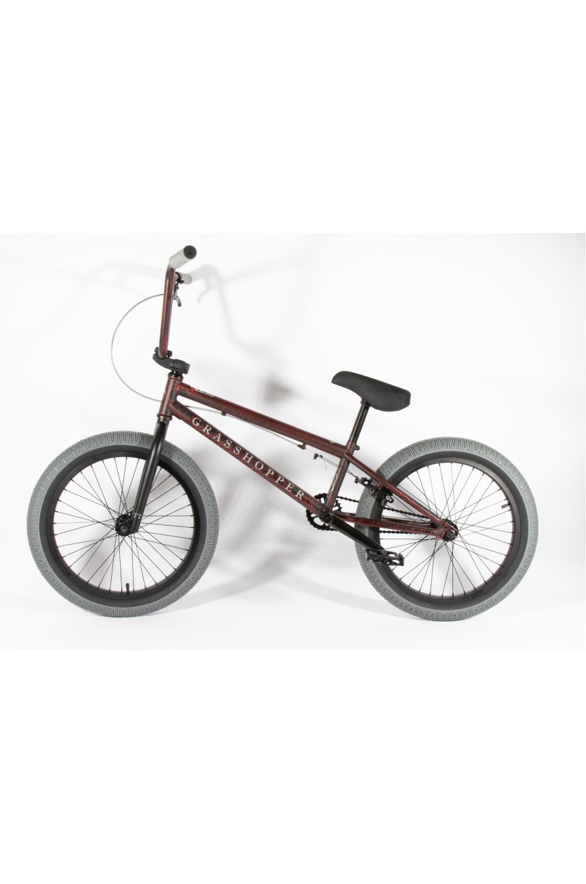 Велосипед BMX TECH TEAM GRASSHOPPER 20' 2022 красно-серый NN004284
