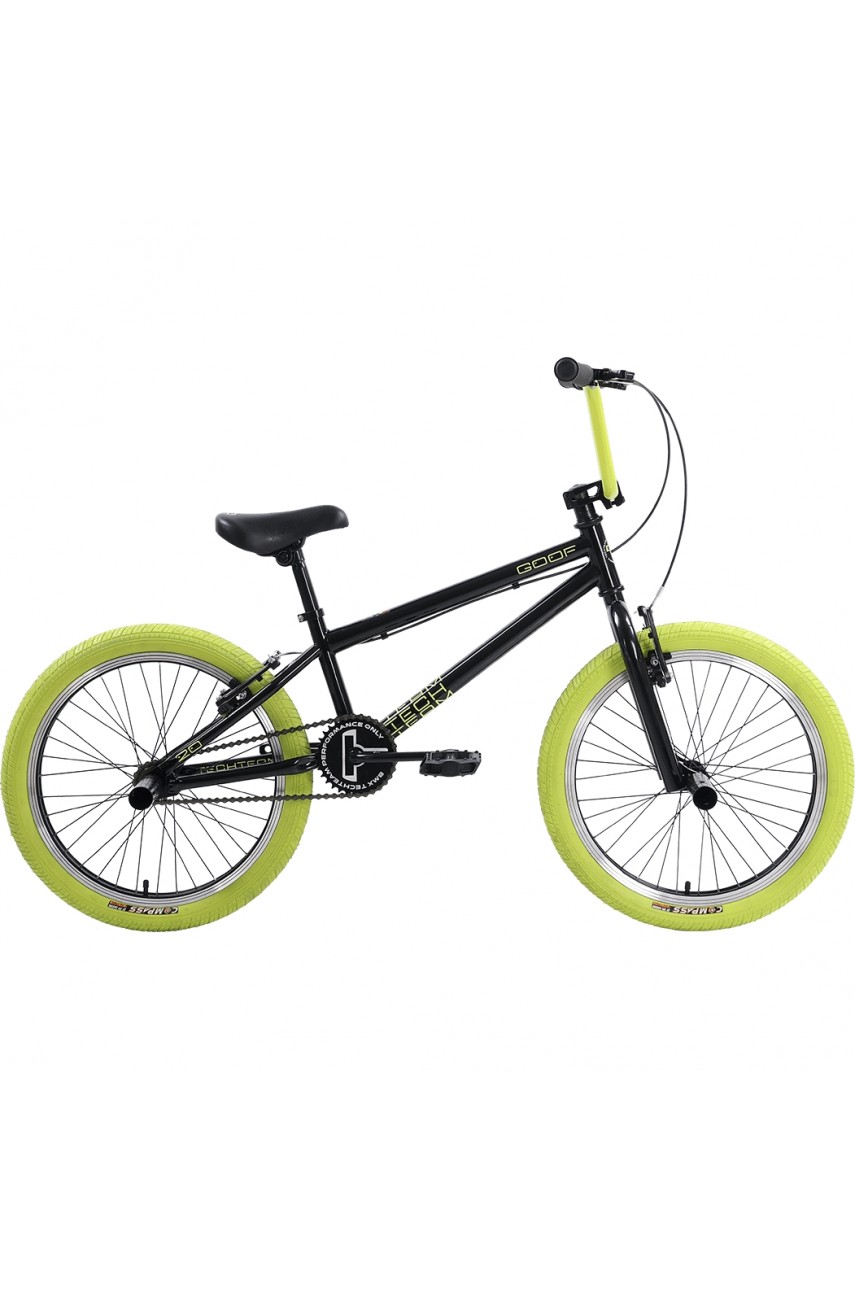 Велосипед TECH TEAM BMX GOOF черно-зеленый 20' NN007660