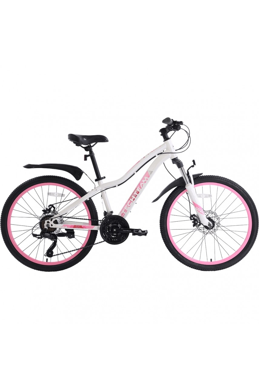 Велосипед TECH TEAM DELTA 24х13 2022 бело-розовый NN007677