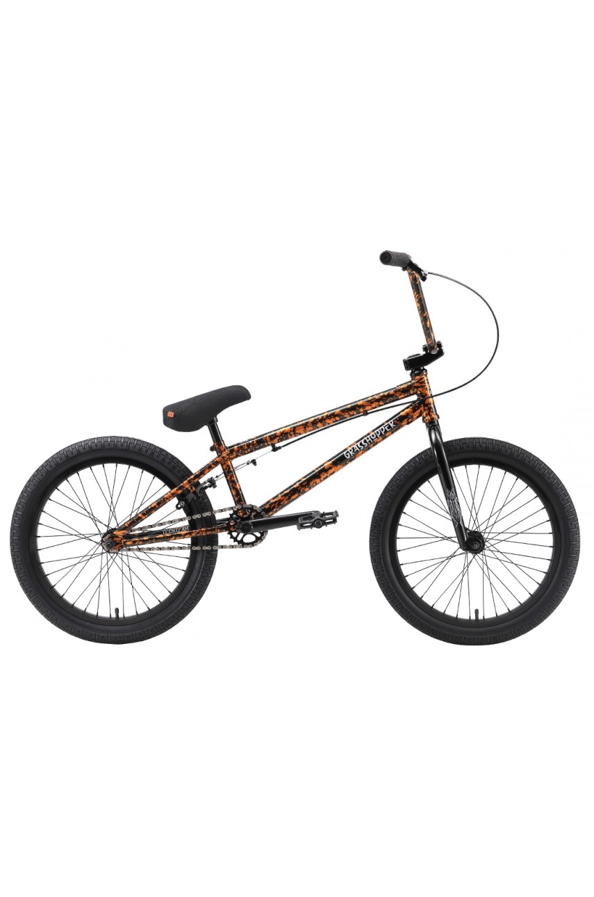 Велосипед BMX TECH TEAM GRASSHOPPER 20' 2022 оранжево-черный NN009301