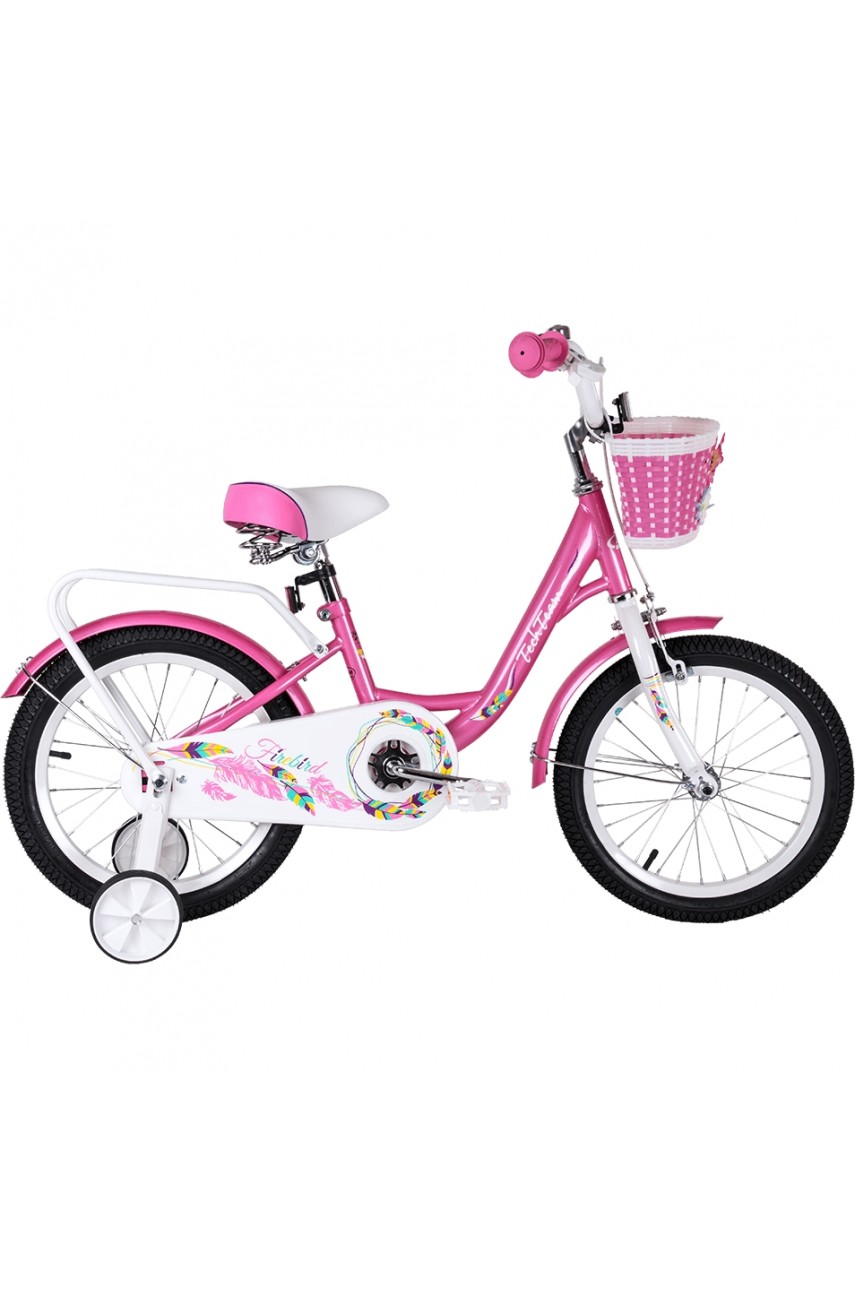 Детский велосипед TECH TEAM FIREBIRD 14' розовый (сталь) 2023 NN010213