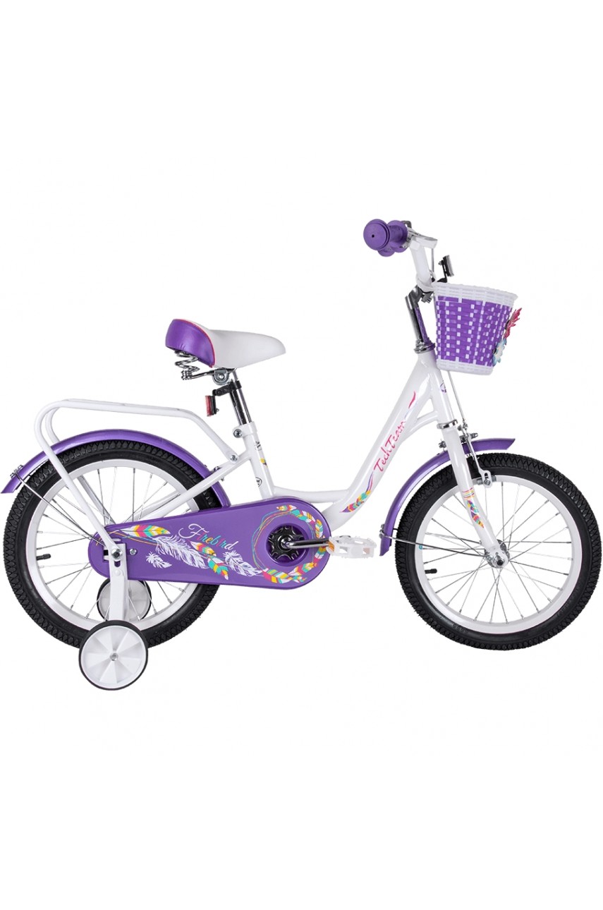 Детский велосипед TECH TEAM FIREBIRD 16' фиолетовый (сталь) 2023 NN010215