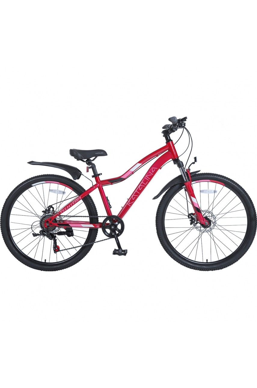 Велосипед TECH TEAM KATALINA 26'х16' красный 2023 NN010424