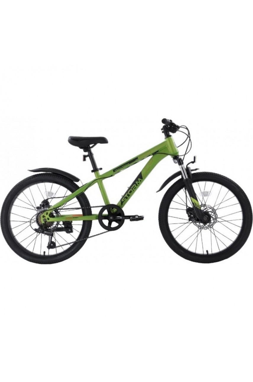 Велосипед TECH TEAM STORM 22'х12' зеленый 2023 NN010425