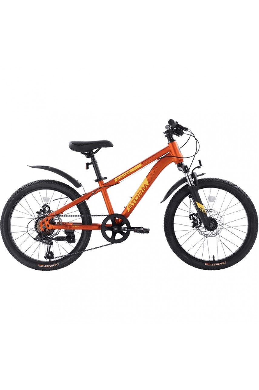 Велосипед TECH TEAM STORM 20'х11' оранжевый 2023 NN010438