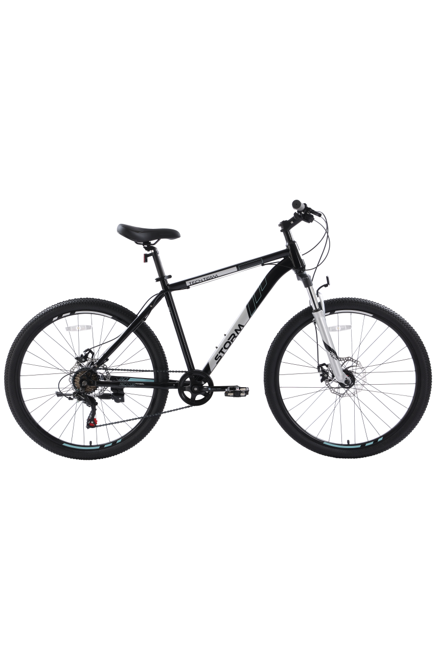 Велосипед TECH TEAM STORM 29'х19' чёрно-белый 2023 NN010453