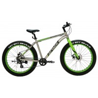 Велосипед TECH TEAM ATTACK 26'х19' Fat зеленый 2024 NN012248