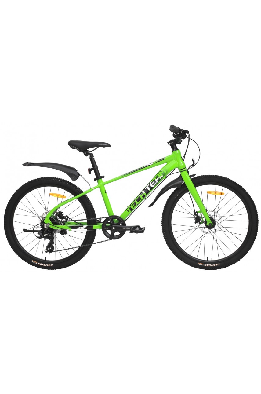 Велосипед TECH TEAM NEON 24'х13' зелёный 2024 NN012255