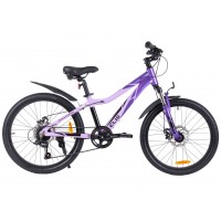 Велосипед TECH TEAM ELIS 22'х12' фиолетовый 2024 NN012266