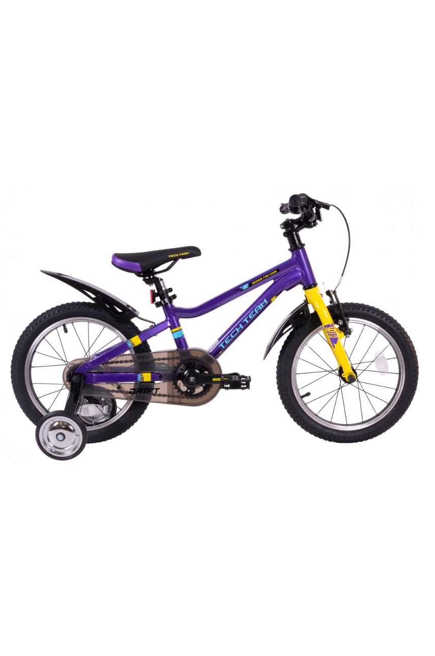 Детский велосипед TECH TEAM Drift 16' фиолетовый (алюминий) NN012326