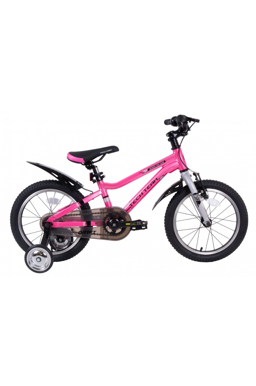 Детский велосипед TECH TEAM Drift 16' розовый (алюминий) NN012327 модель NN012327 от Tech Team