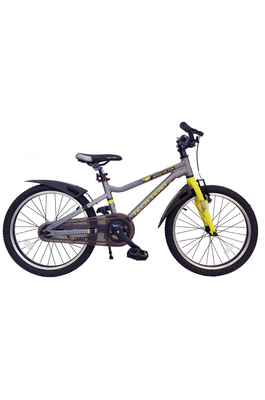 Детский велосипед TECH TEAM Drift 20' серый (алюминий) NN012333