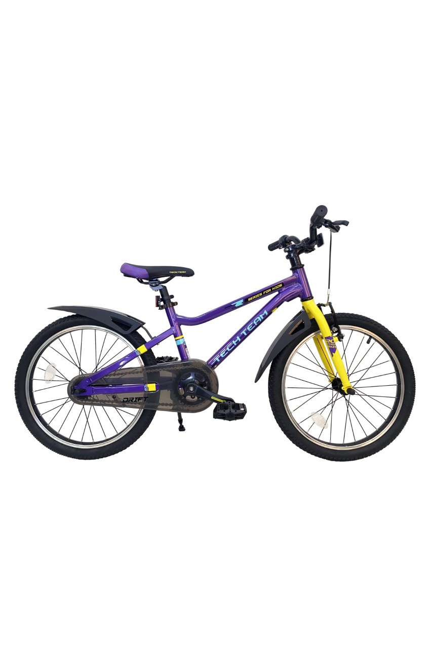 Детский велосипед TECH TEAM Drift 20' фиолетовый (алюминий) NN012334