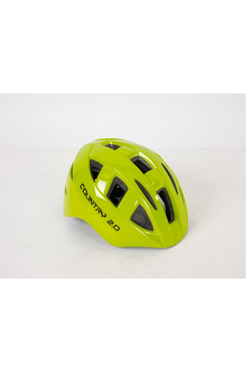 Шлем детский TECH TEAM Country 2.0 Green (Yellow) NN012485 Размер 44-54 см