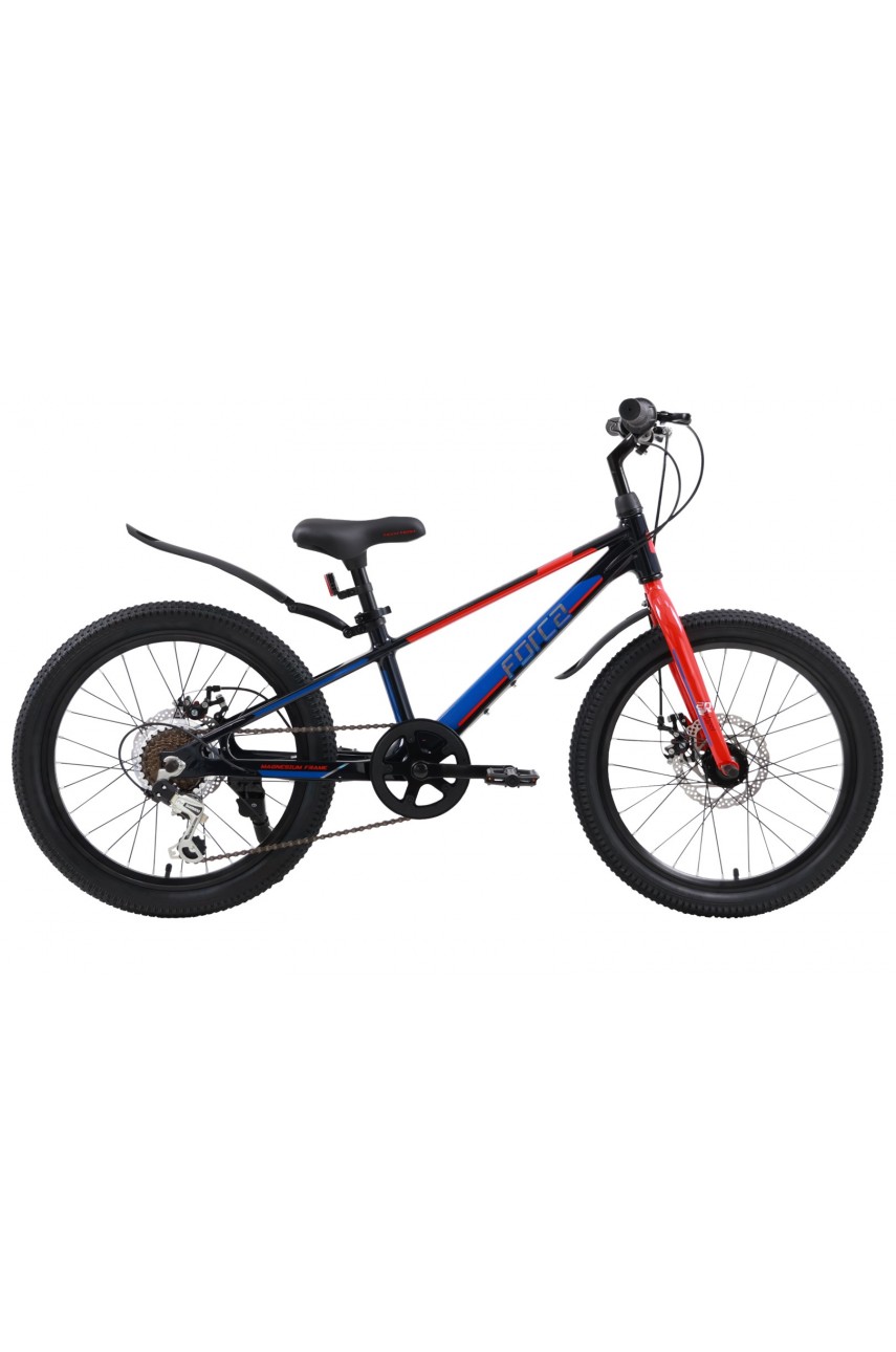 Детский велосипед TECH TEAM Forca 16' black/red (магниевый сплав) NN012545