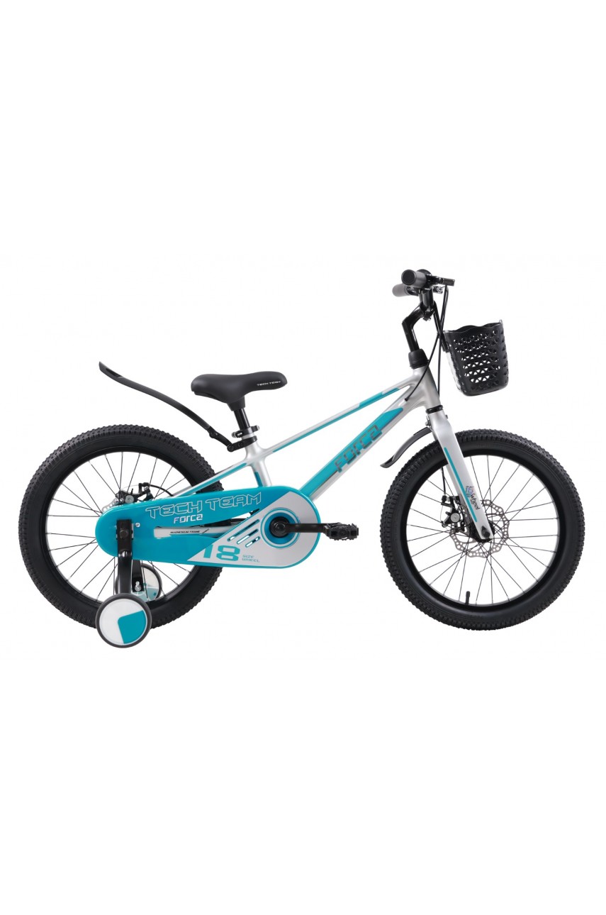 Детский велосипед TECH TEAM Forca 16' grey/blue (магниевый сплав) NN012548