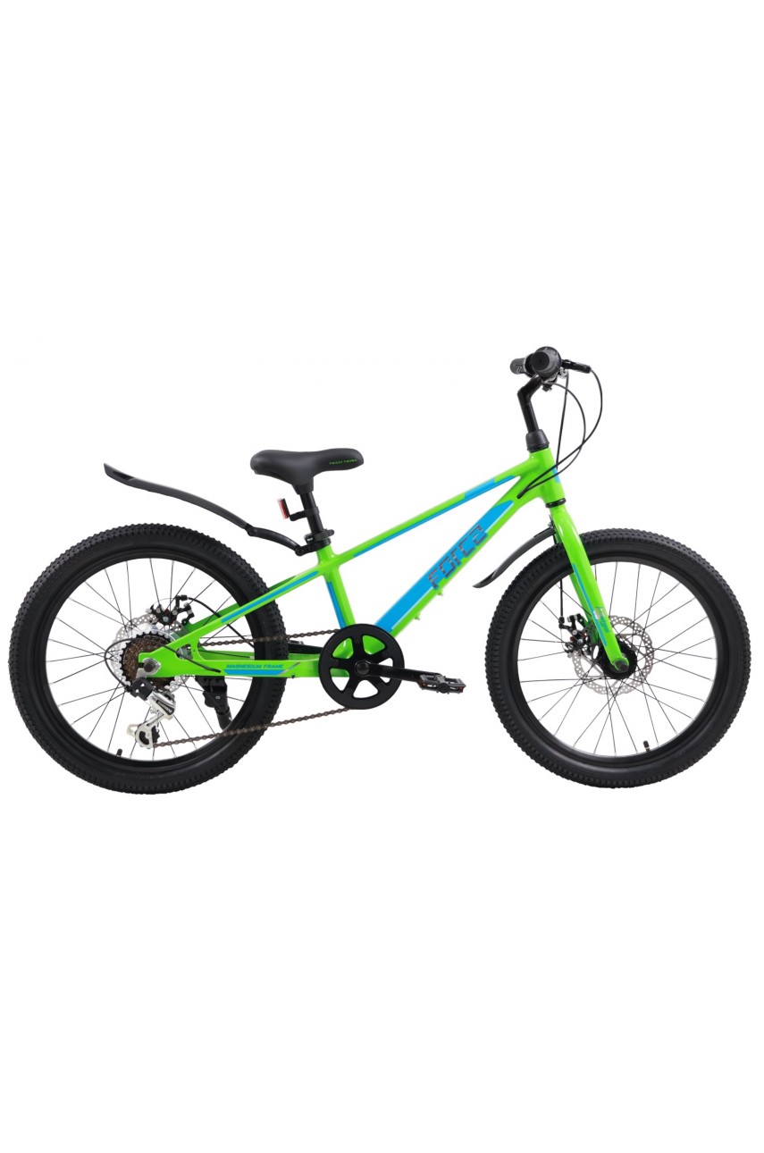 Детский велосипед TECH TEAM Forca 20' green/blue (магниевый сплав) NN012559
