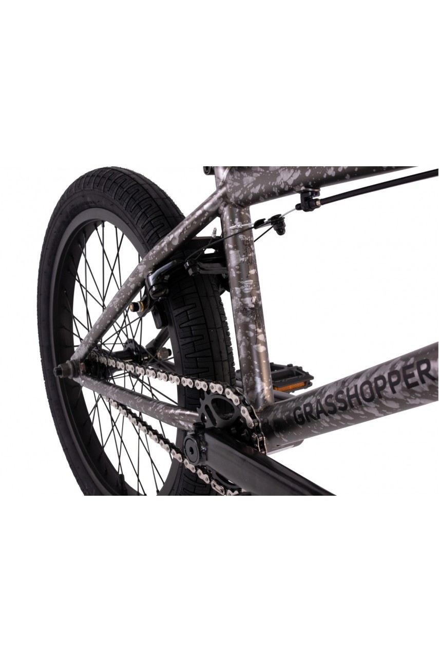 Велосипед BMX TECH TEAM GRASSHOPPER 20'х20,4' серый 2024 NN012691