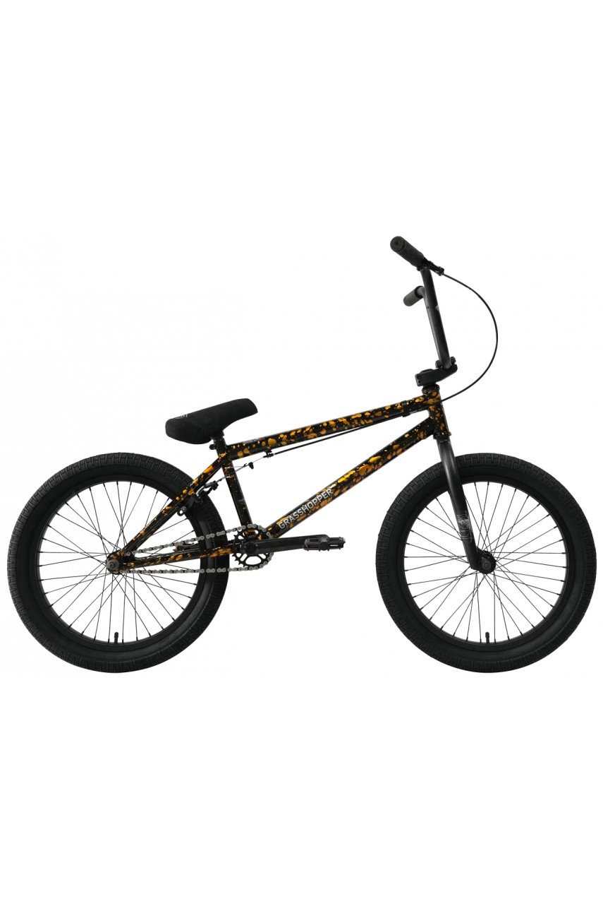 Велосипед BMX TECH TEAM GRASSHOPPER 20'х20,4' оранжево-черный 2024 NN012693