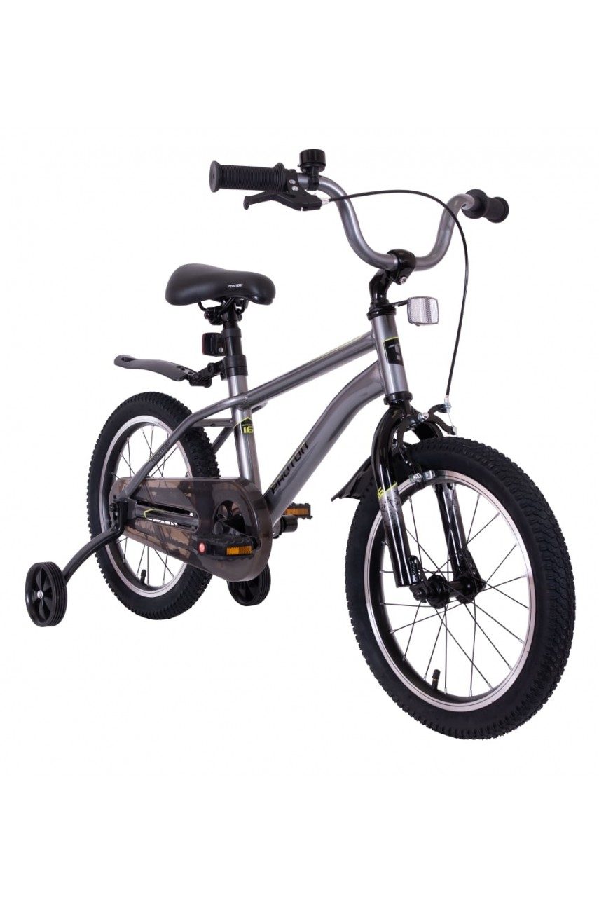 Детский велосипед TECH TEAM Proton 14' серый grey (сталь) NN013968