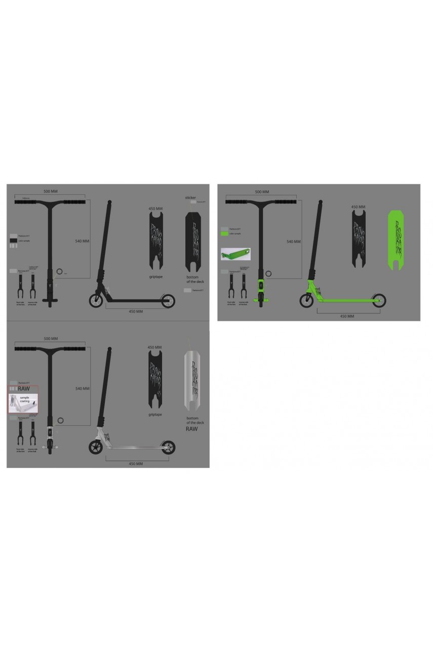 Самокат трюковый TECH TEAM Provokator 45 black 1/4 NN014840 модель NN014840 от Tech Team