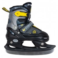 Детские раздвижные коньки TECH TEAM Freeze black-yellow/черно-желтый р.39-42 L NN015010