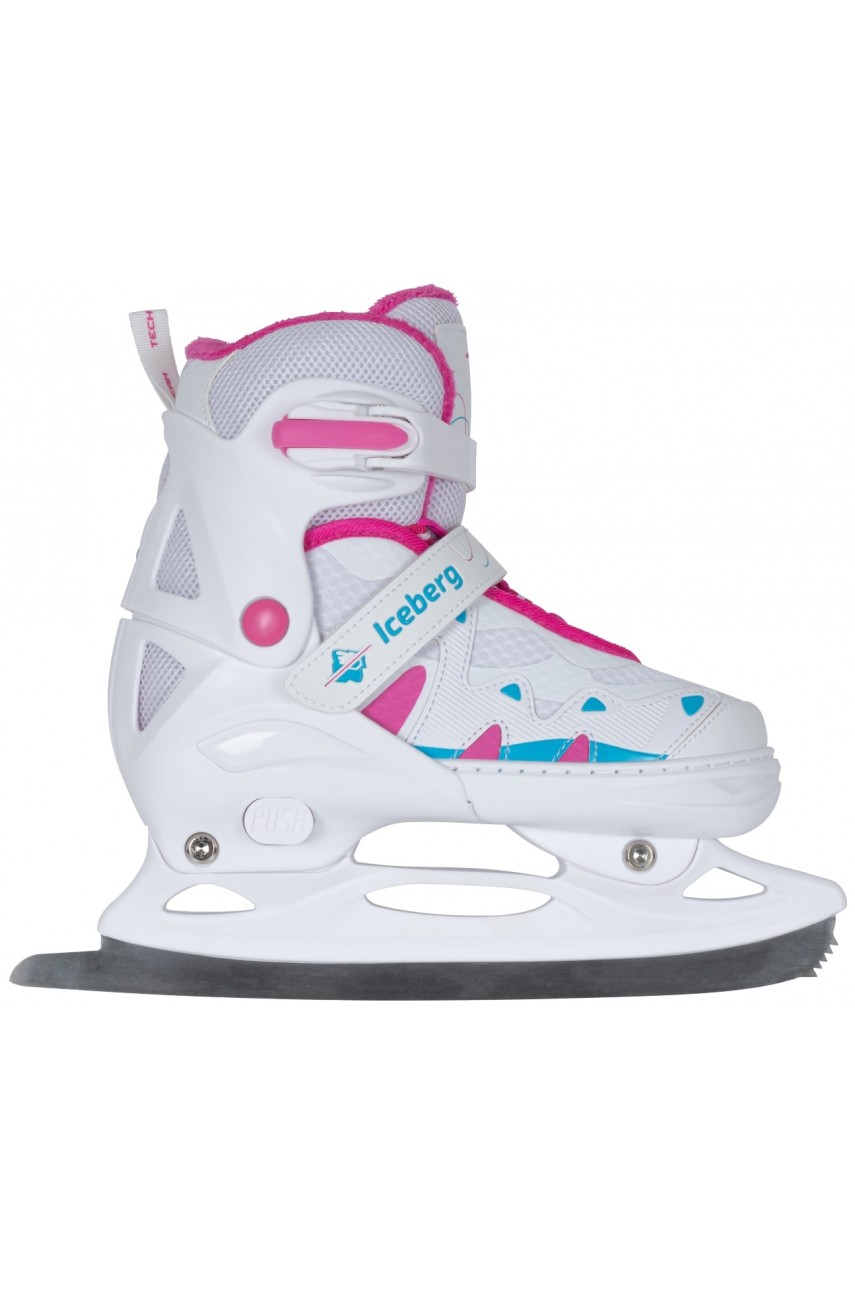 Детские раздвижные коньки TECH TEAM Iceberg pink р.L (39-42) NN015358