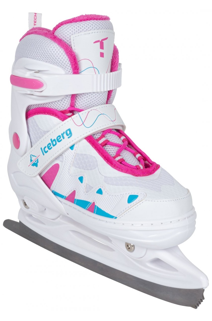 Детские раздвижные коньки TECH TEAM Iceberg pink р.L (39-42) NN015358