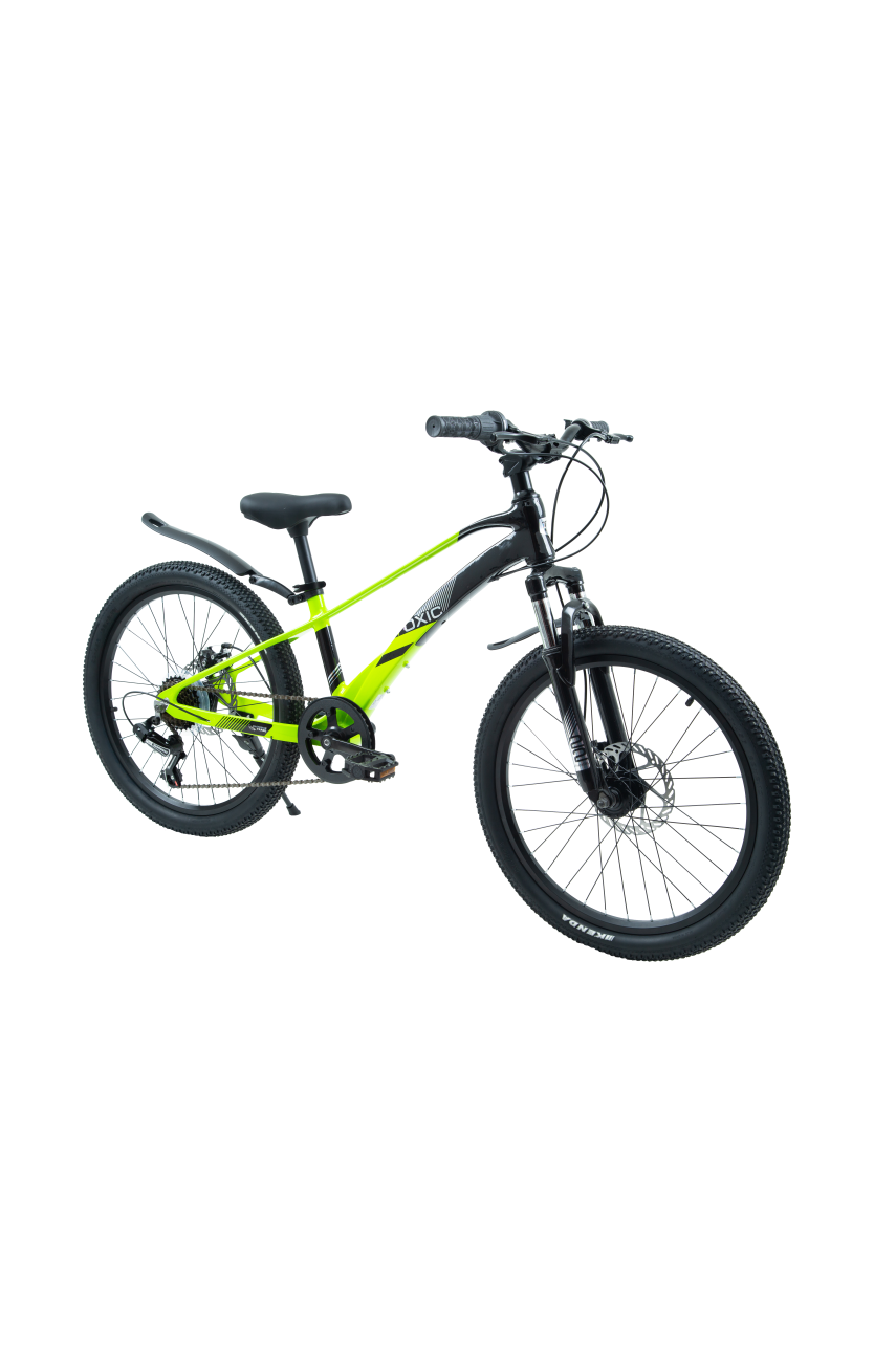 Детский велосипед TECH TEAM Oxic 22' зеленый green (магниевый сплав) NN014200