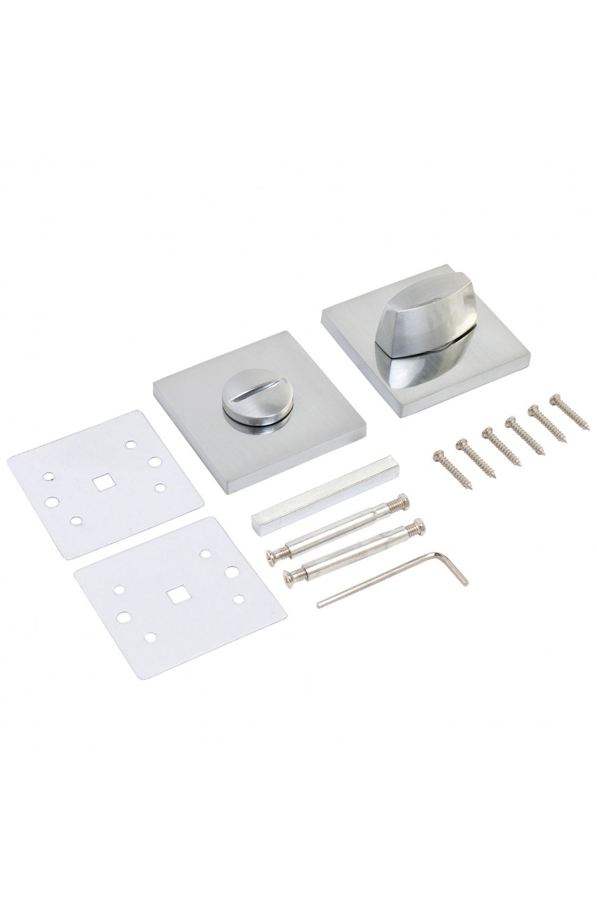 АЛЛЮР АРТ РИНГО SC+L7050S SC+BK-S2 SC (8390/S7050) матовый хром Комплект ручка и защ с фикс