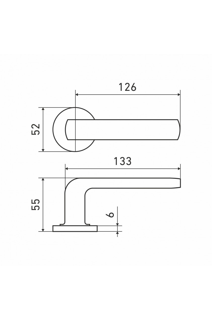 АЛЛЮР АРТ ЭРИКА MAB (9230) мат.бронза Комплект ручек