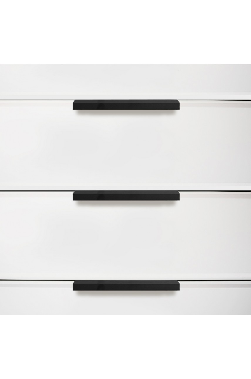 StahlBuro A306-96 2шт., BL матовый черный. Ручка-профиль мебельная (10, 100)
