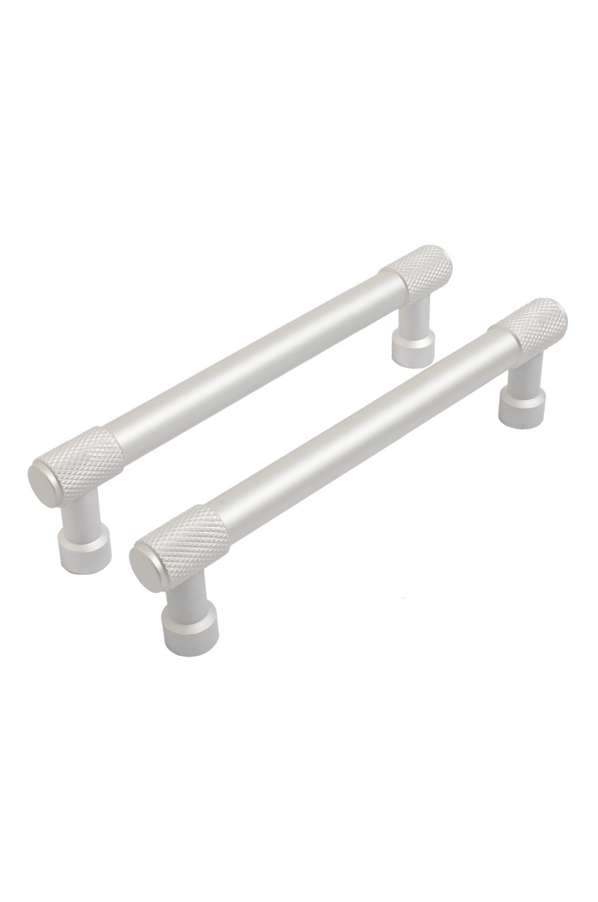 StahlBuro AP2307-128 2шт., W матовый белый хром. Ручка-скоба мебельная (15, 150)