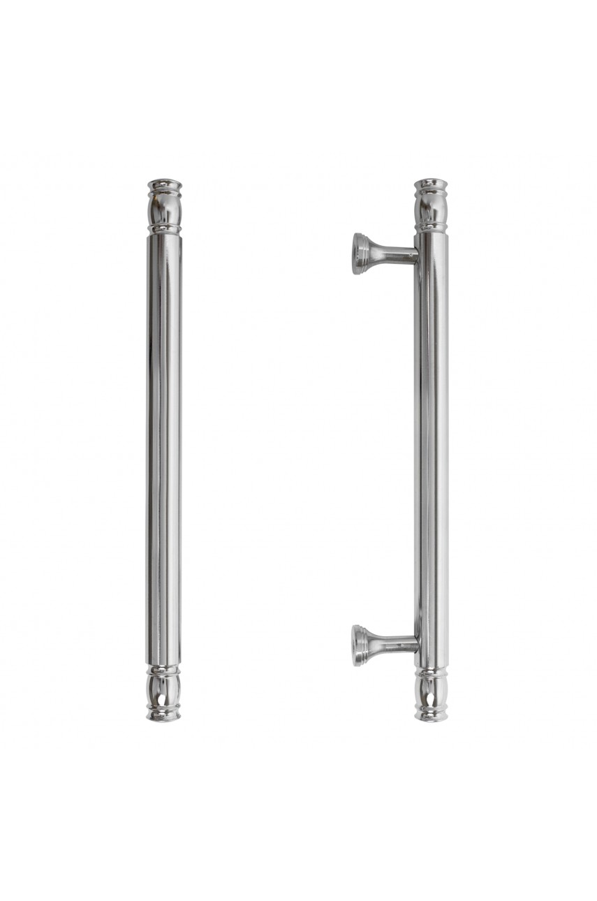 StahlBuro AP2311-128 2шт., CP хром. Ручка-скоба мебельная (15, 150)