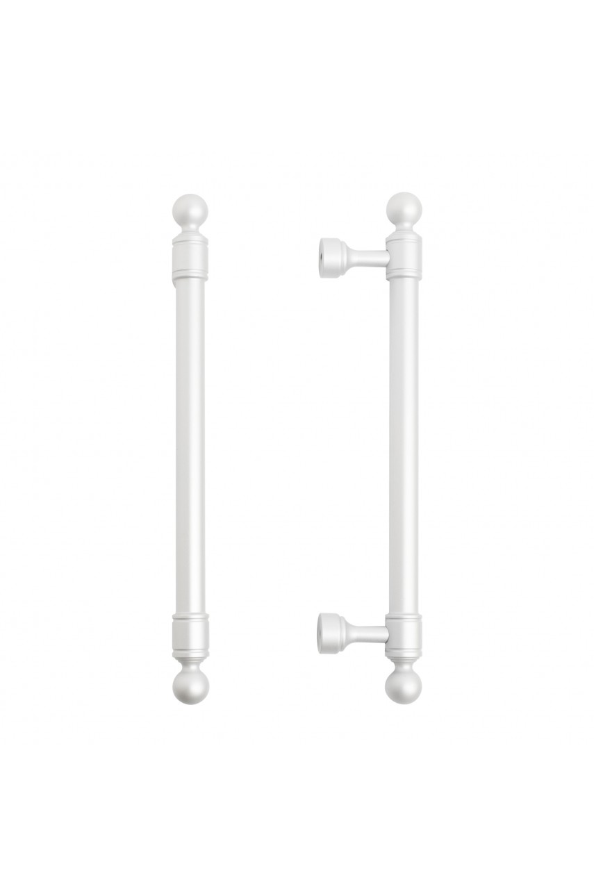 StahlBuro AP2306-128 2шт., W матовый белый хром. Ручка-скоба мебельная (15, 150)