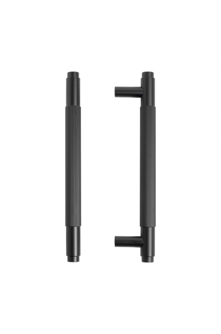 StahlBuro AP2309-128 2шт., BL матовый ченый. Ручка-скоба мебельная (15, 150)