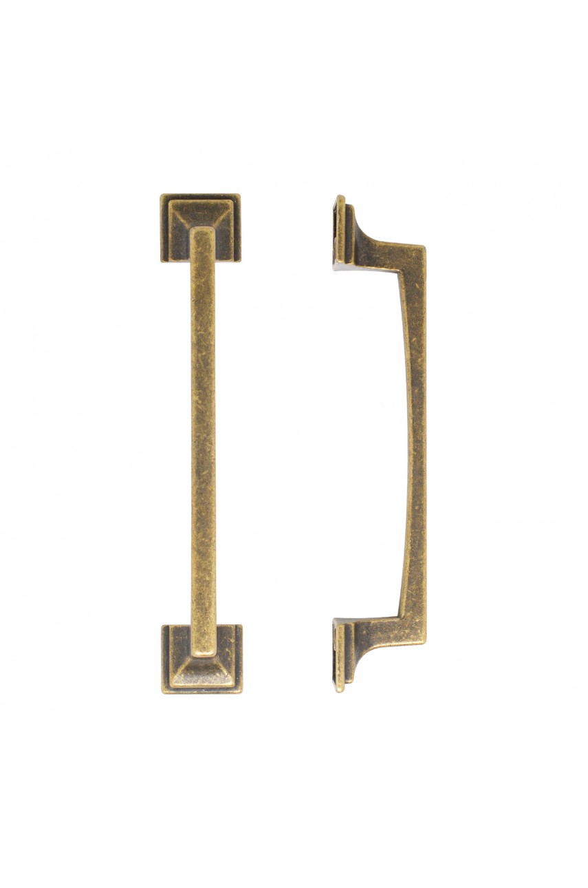 StahlBuro C2525-128 2шт., AB состаренная бронза. Ручка-скоба мебельная (20, 200)