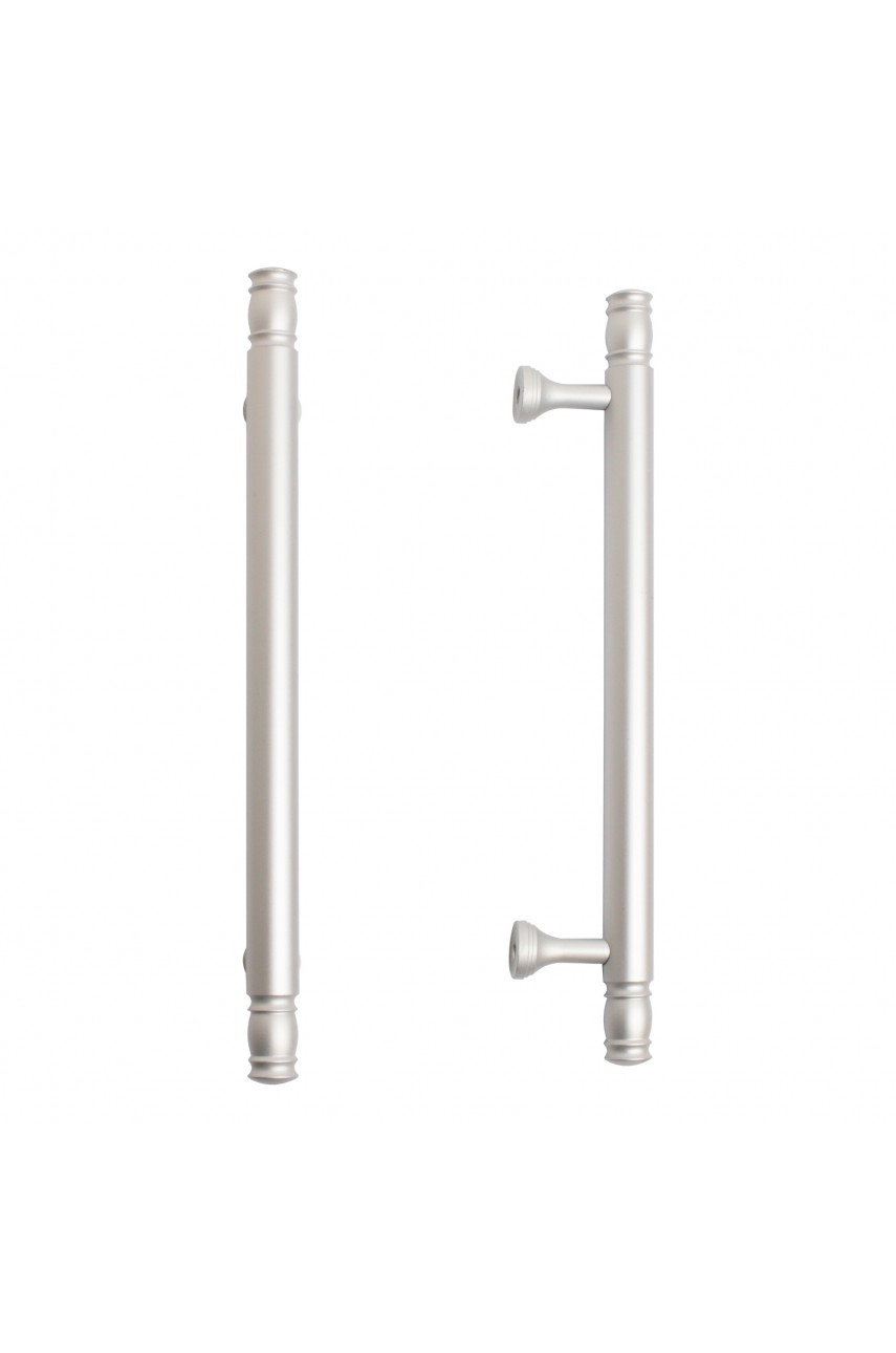 StahlBuro AP2311-128 2шт., W матовый белый хром. Ручка-скоба мебельная (15, 150)