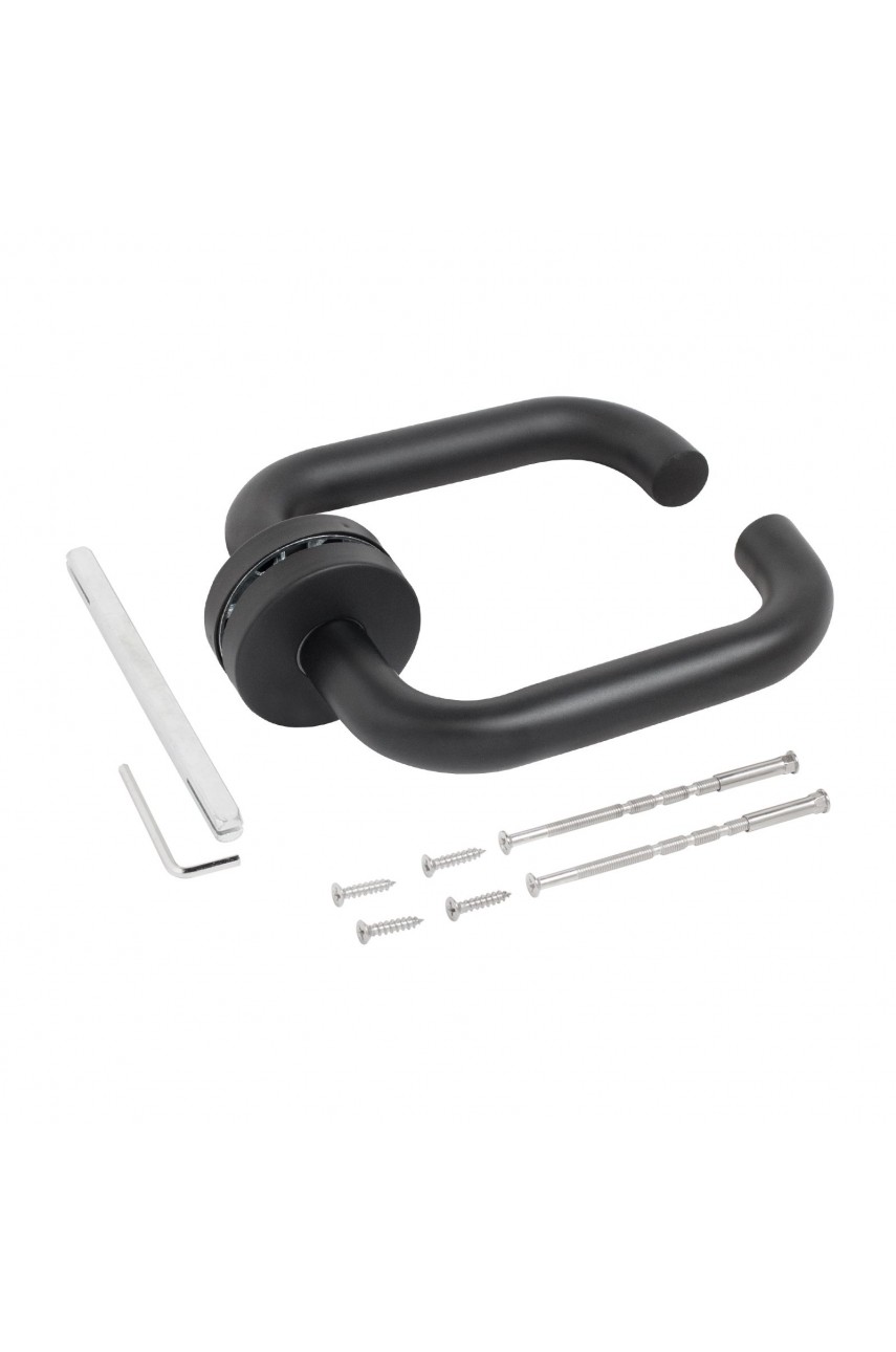 СТАНДАРТ 0203 SS (60-90) BLACK ЧЕРНАЯ INOX нержавеющая сталь Комплект ручек