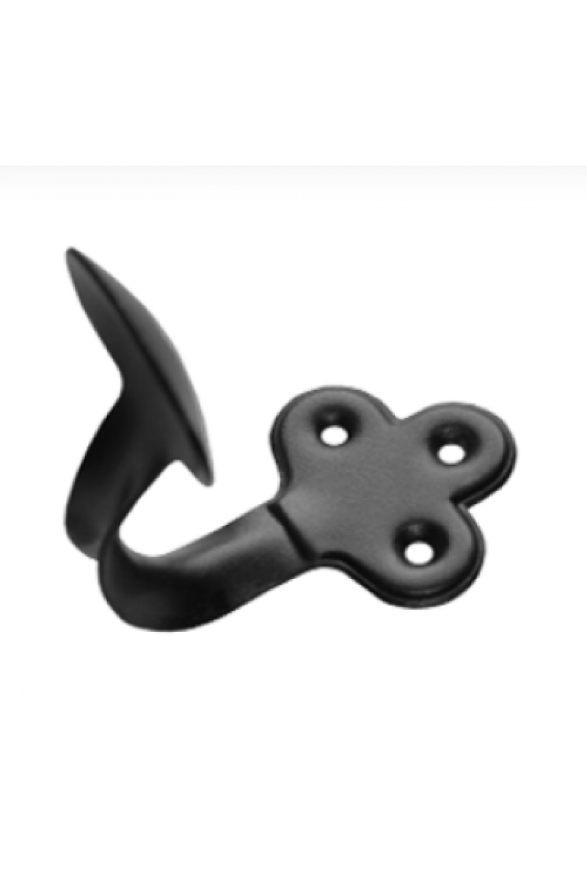 Домарт крючок-вешалка фигурный мод.1 черный (50)