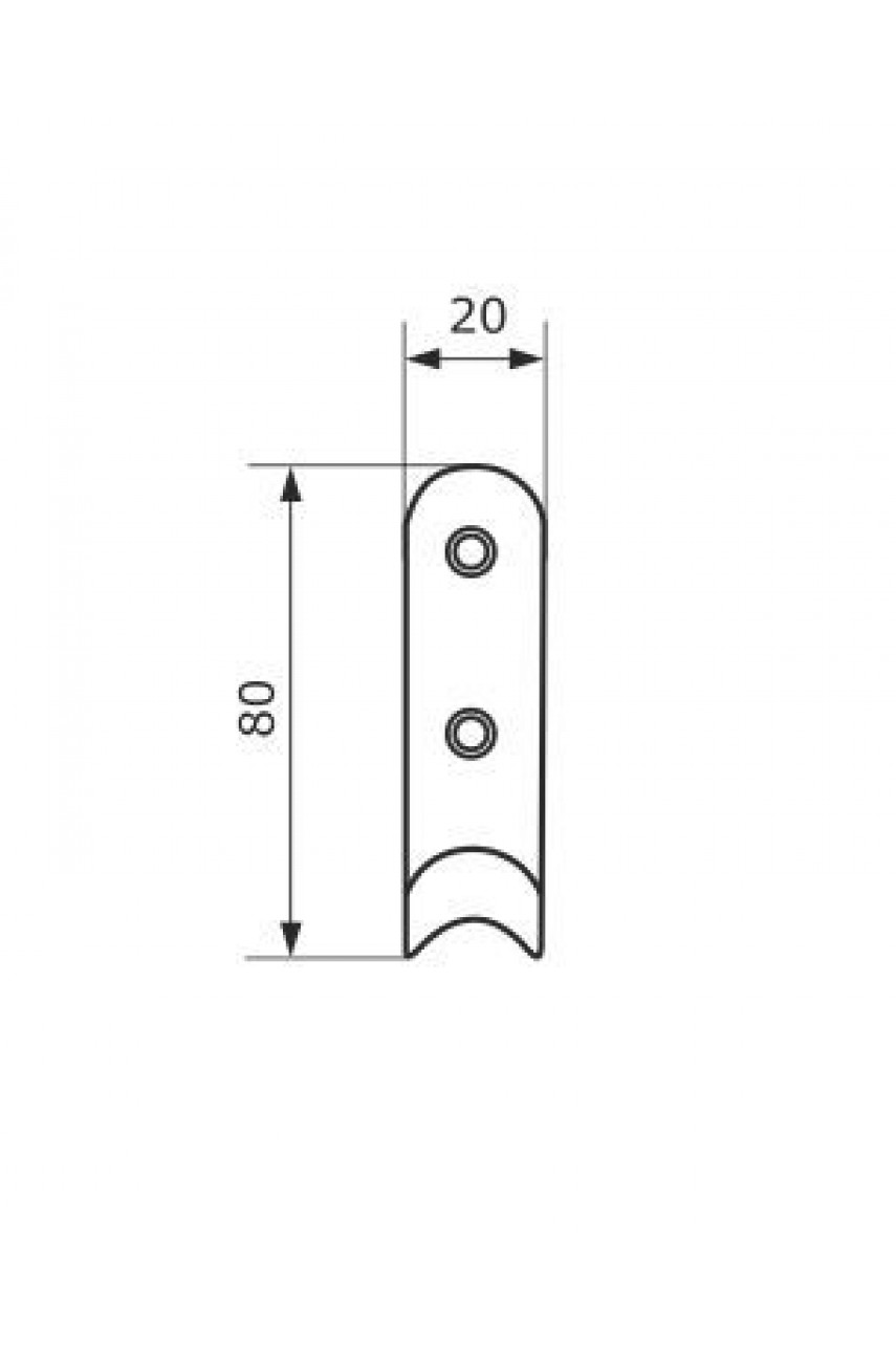 Домарт крючок-вешалка 1-рожковый серый металлик (50)