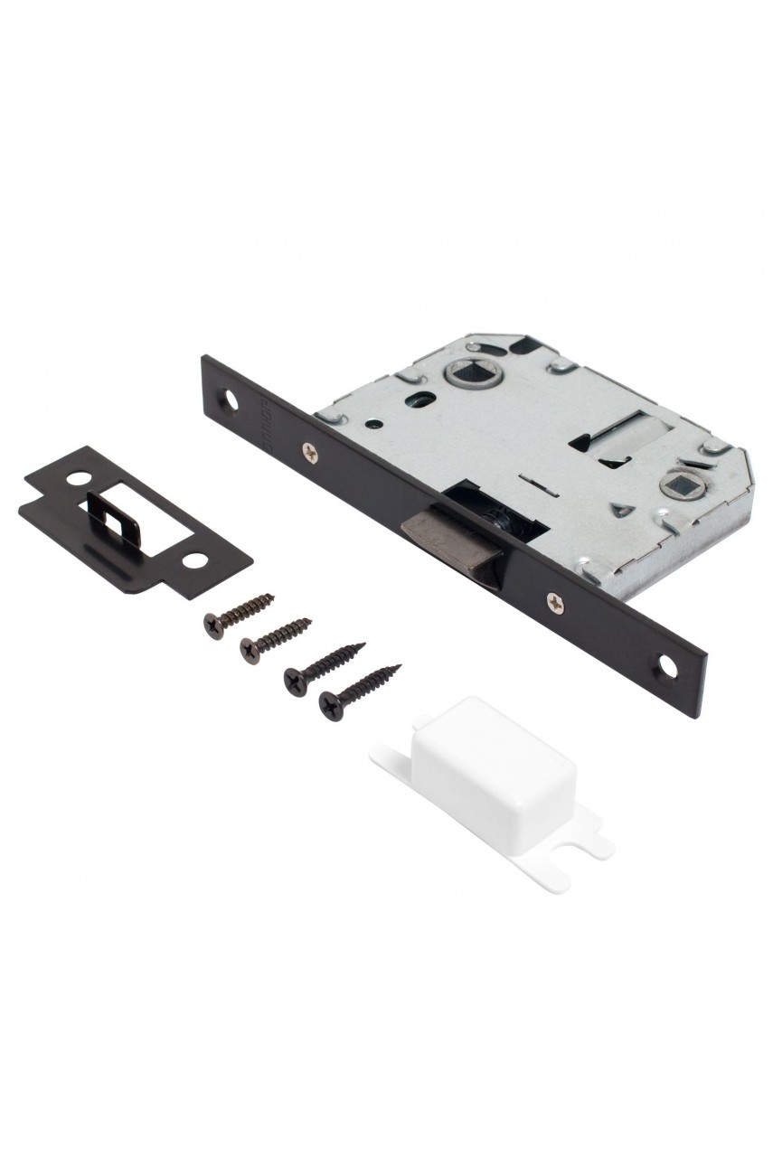 АЛЛЮР АРТ РИНГО BL+L7050S BL+BK-S2 BL (83150/S7050) матовый черный Комплект ручка и защ с фикс (20
