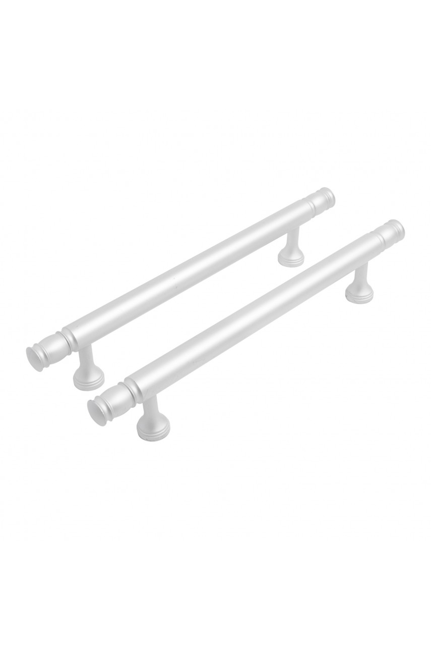 StahlBuro AP2311-128 2шт., W матовый белый хром. Ручка-скоба мебельная (15, 150)