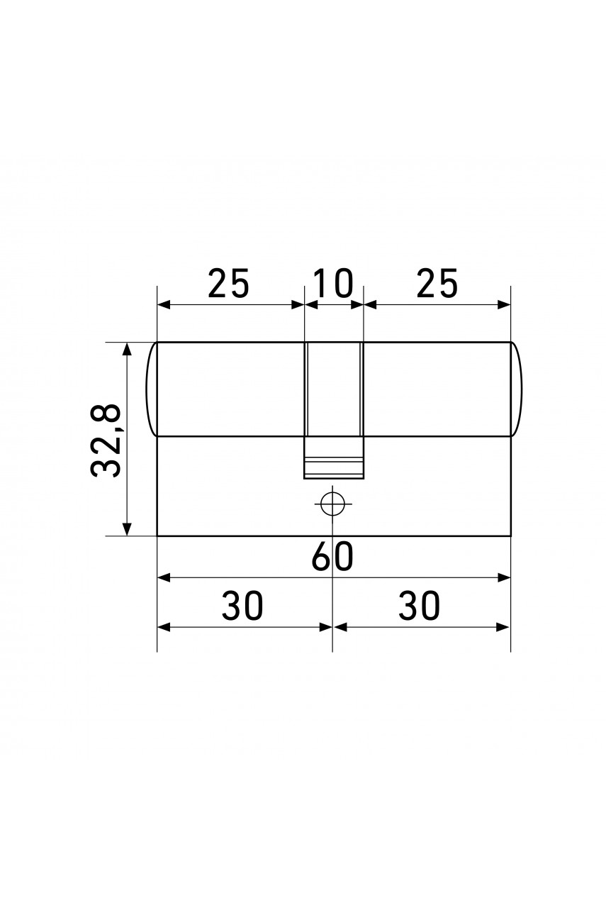 Стандарт MAX 60 (30х30) SN 5кл перф.ключ/ключ Цилиндровый механизм(100,10)