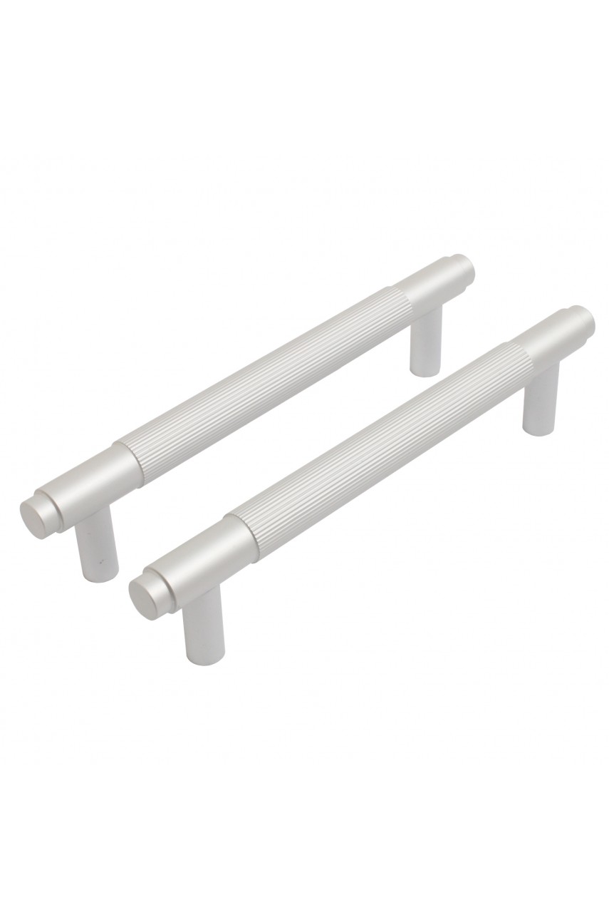 StahlBuro AP2309-128 2шт., W матовый белый хром. Ручка-скоба мебельная (15, 150)