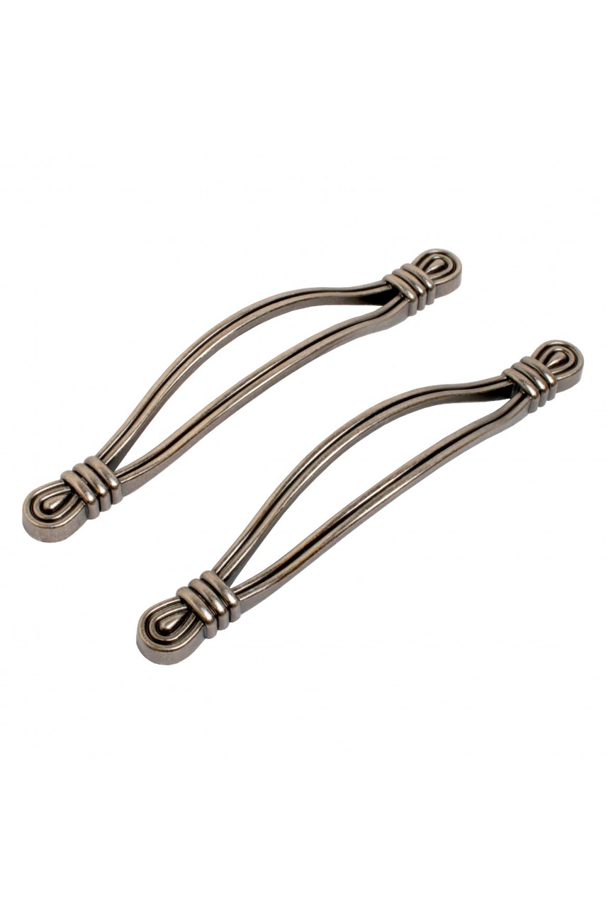 StahlBuro C2510-128 2шт., AS состаренное серебро. Ручка-скоба мебельная (10, 100)