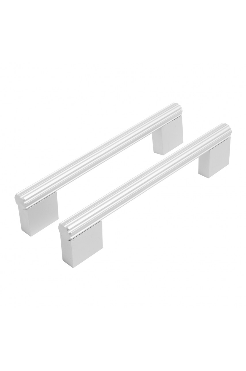StahlBuro AP2313-128 2шт., W матовый белый хром. Ручка-скоба мебельная (15, 150)
