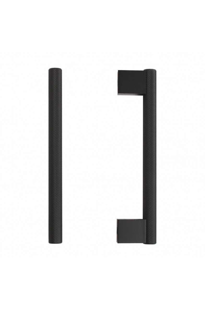 StahlBuro AP2315-128 2шт., BL матовый черный. Ручка-скоба мебельная (15, 150)
